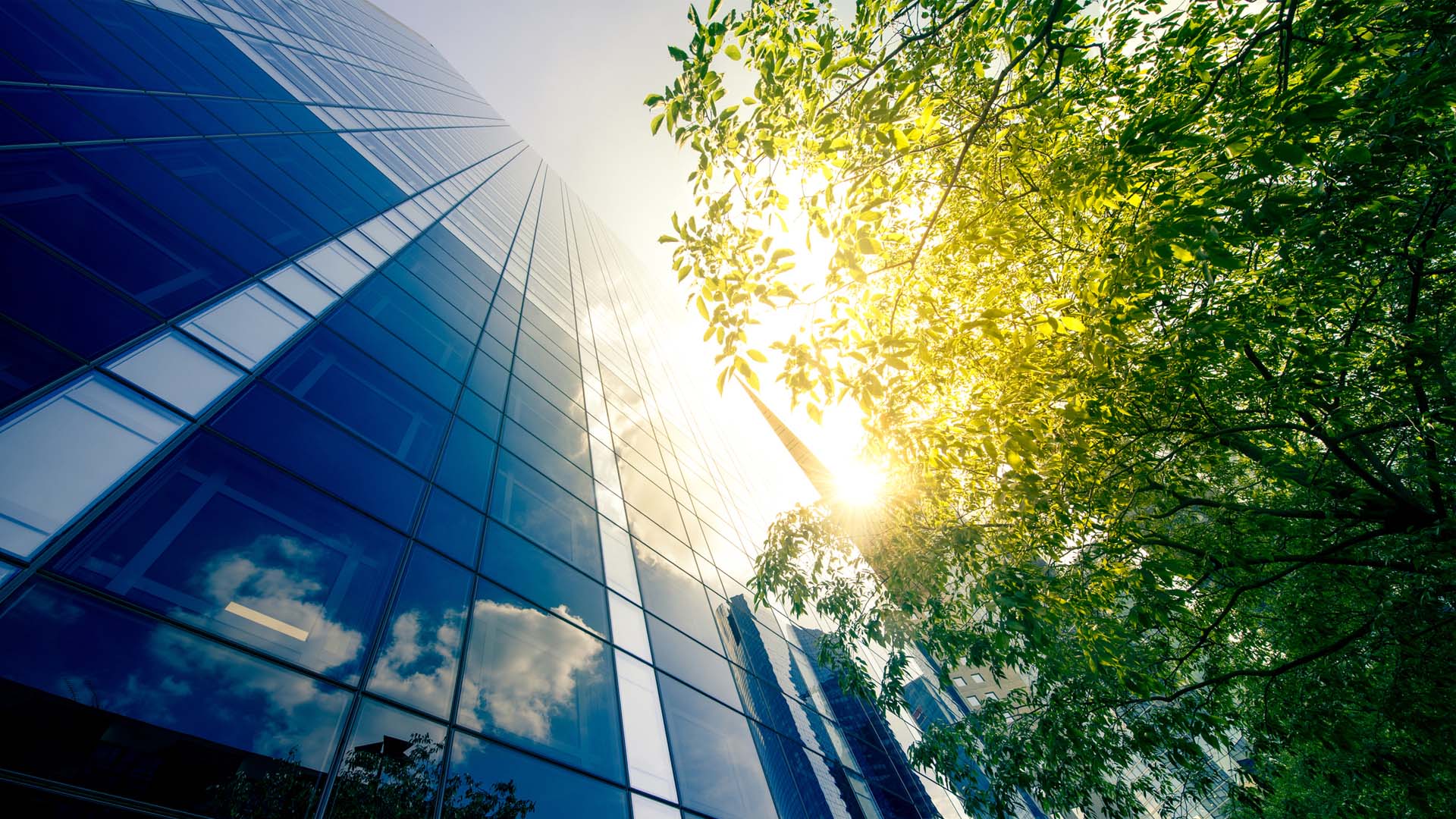 ESG-Corporate City Skyline