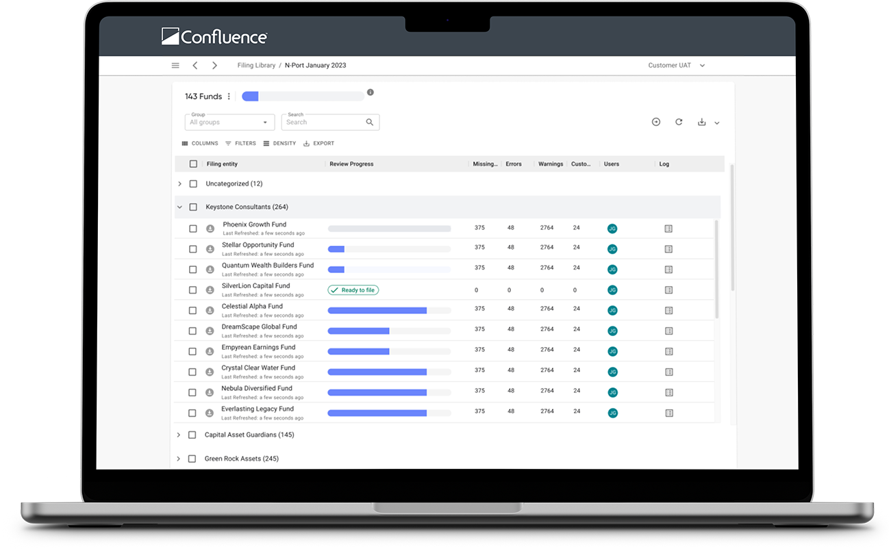 Omni-product-laptop-Filing-Entity-Preparing reporting solution laptop screenshot
