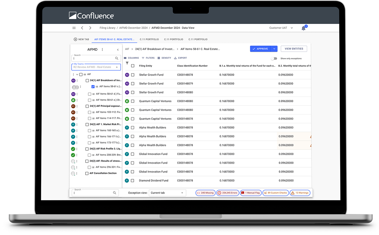 Omnia-product-laptop-Data-N-Port reporting solution laptop screenshot